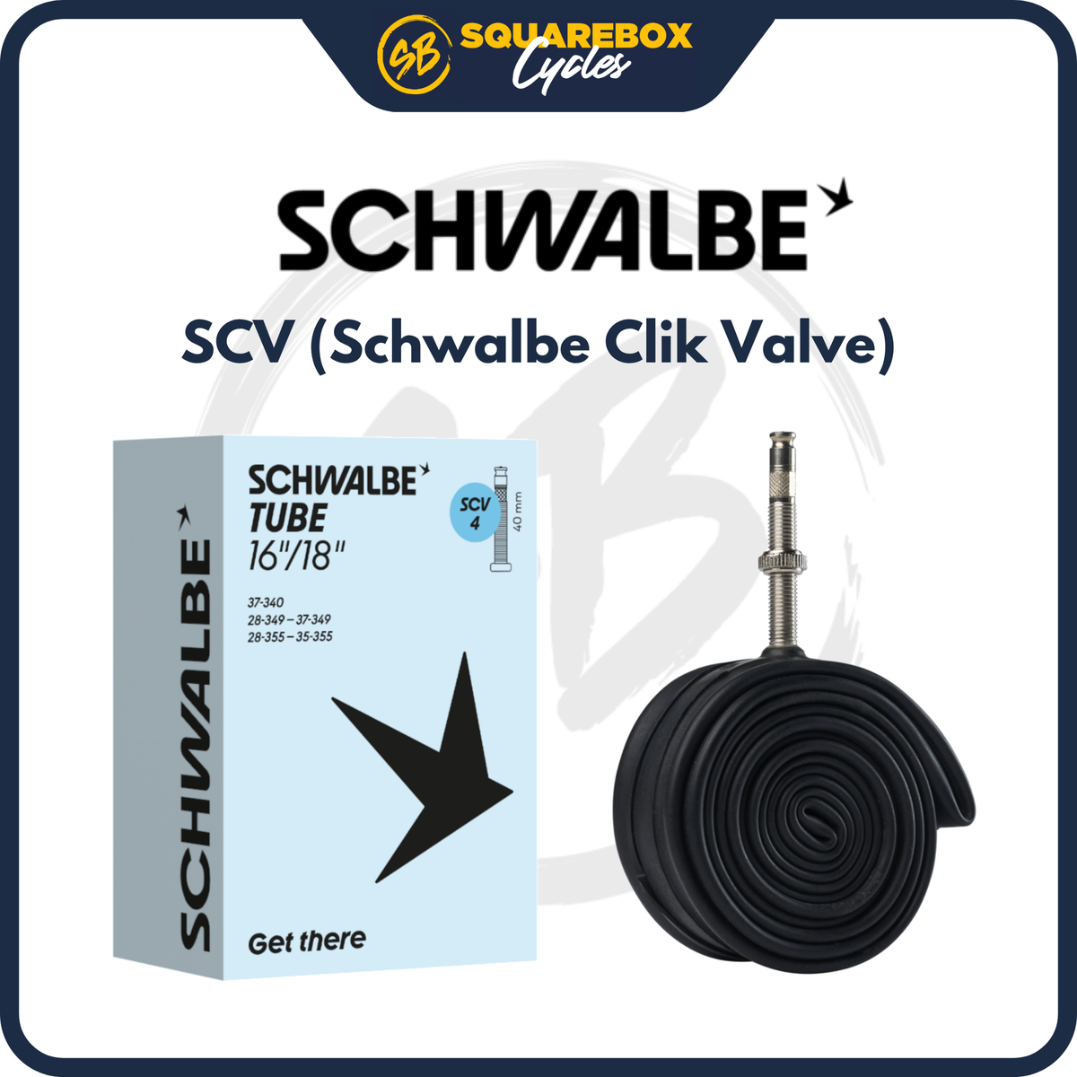 Schwalbe 16"-18" Inner Tube (349/355)