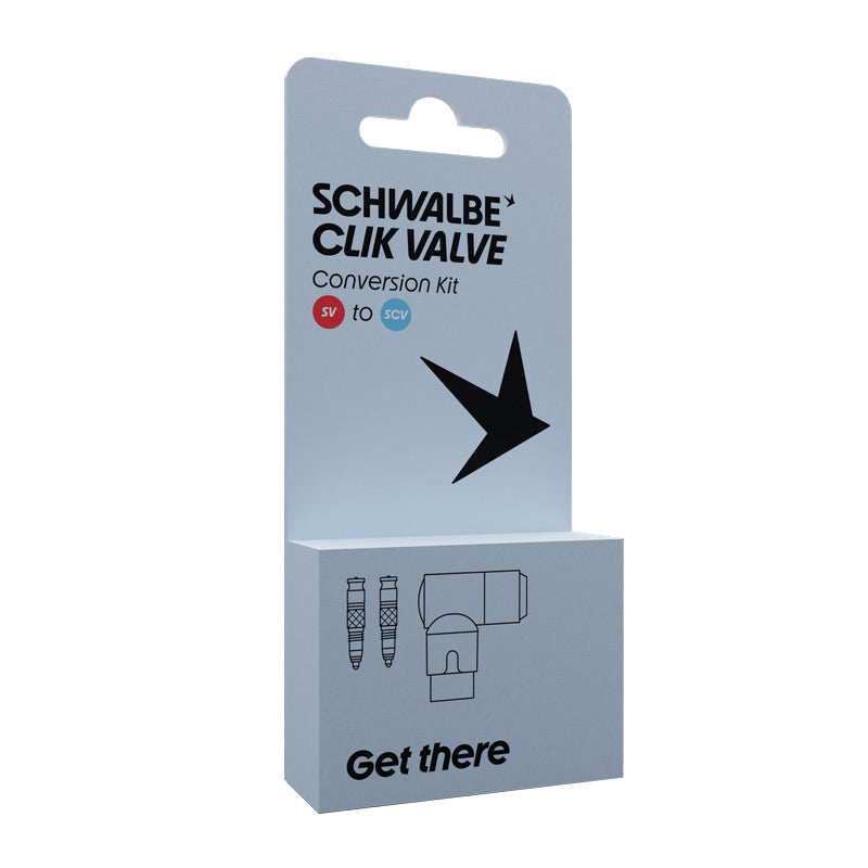 Schwalbe Clik Valve Conversion Kit with Pump Head