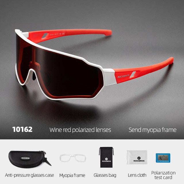 ROCKBROS Cycling Glasses Men Women Photochromic Outdoor Sport Hiking Eyewear Inner Frame Bicycle Glasses -10161