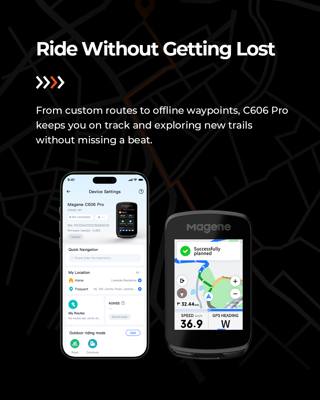 Magene C606 Pro Smart Bike Computer