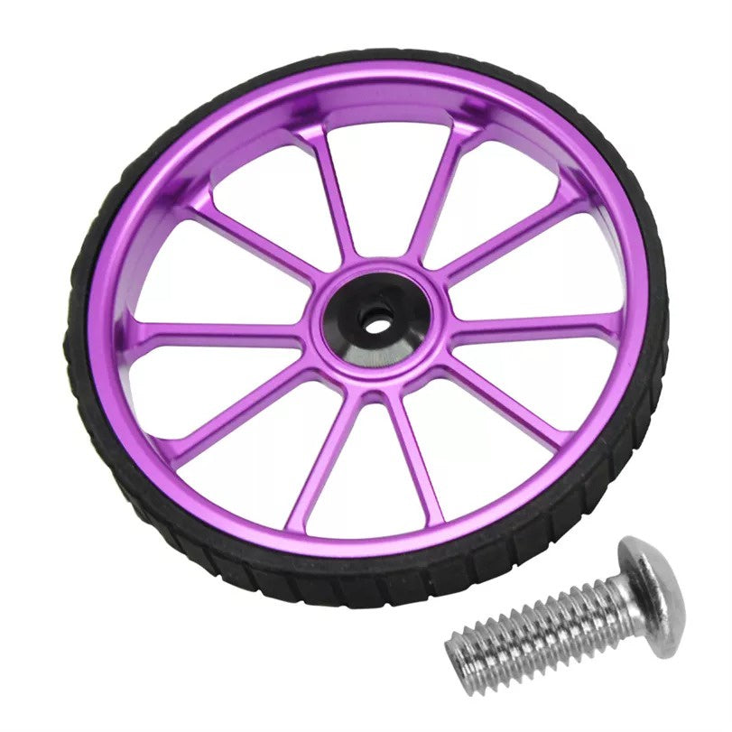Litepro Easy Wheel EZ Wheel 100mm Oversized Cycling Accessories Folding Bike for Foldable Bicycle Transport Walking Bike