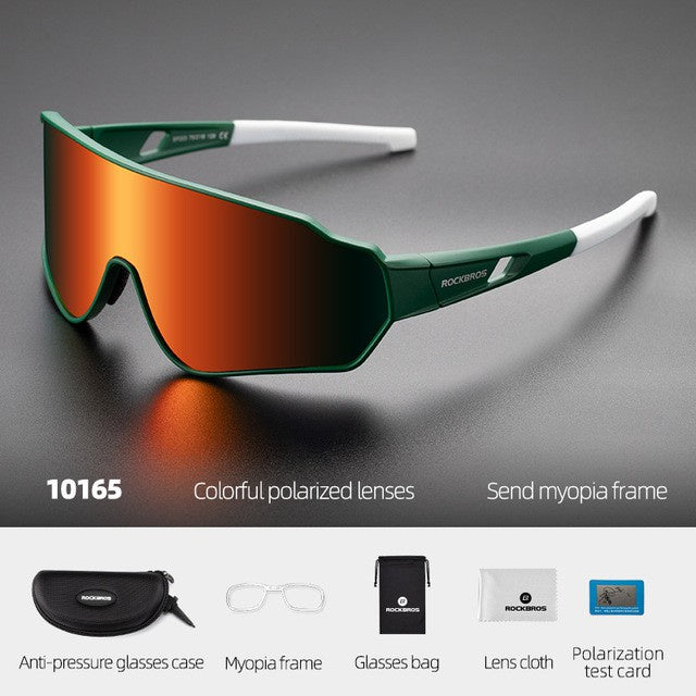 ROCKBROS Cycling Glasses Men Women Photochromic Outdoor Sport Hiking Eyewear Inner Frame Bicycle Glasses -10161