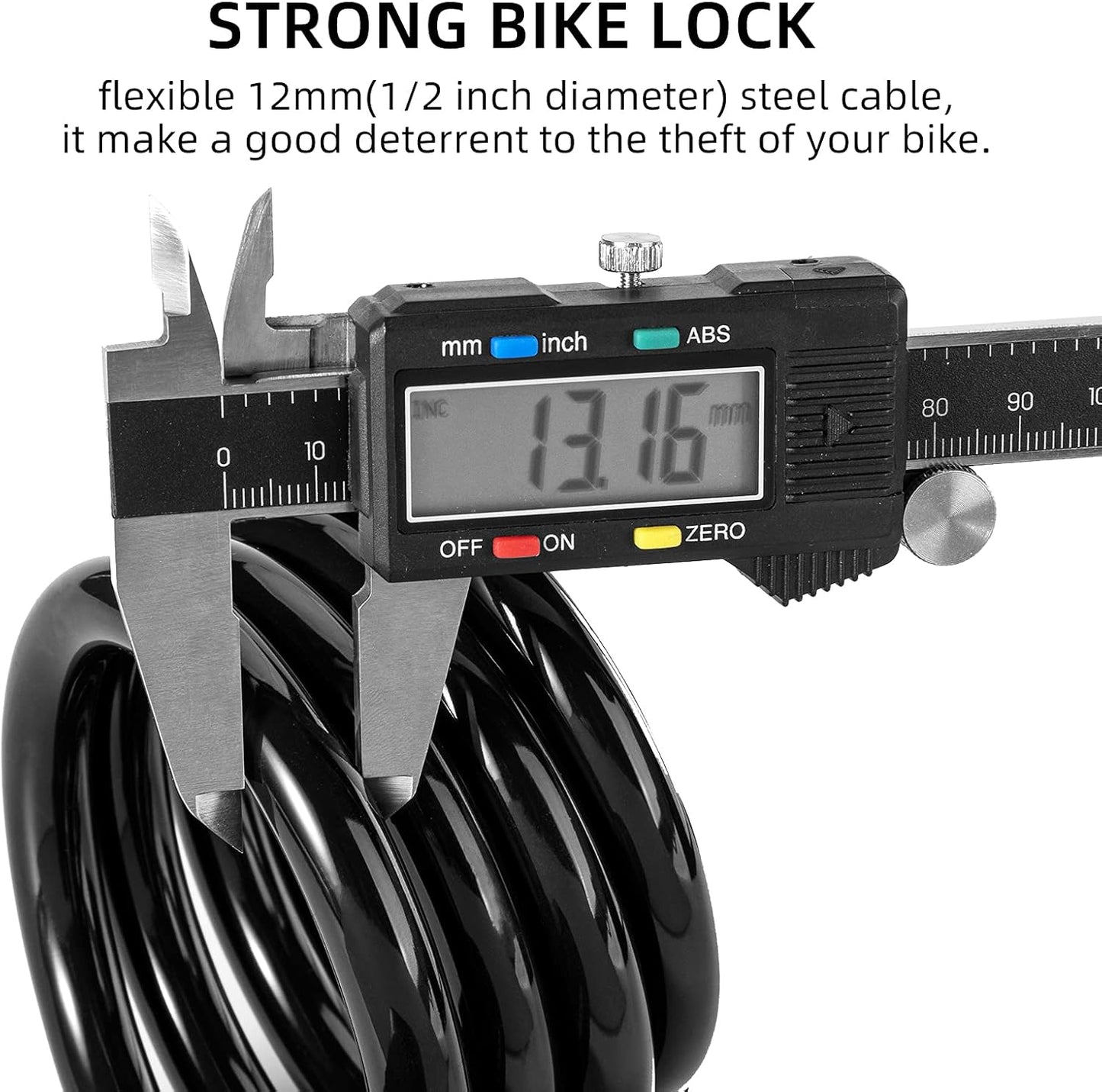 ROCKBROS Key Cable Lock RKS515-BK