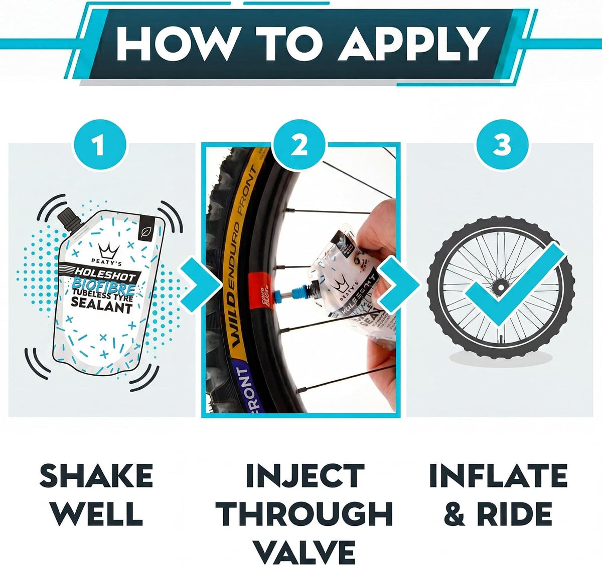 Peaty's Holeshot BioFibre Tubeless Sealant