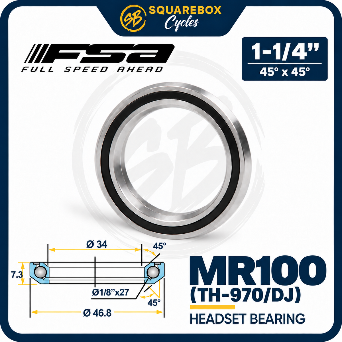 FSA Headset Bearing MR100 (TH-970/DJ)