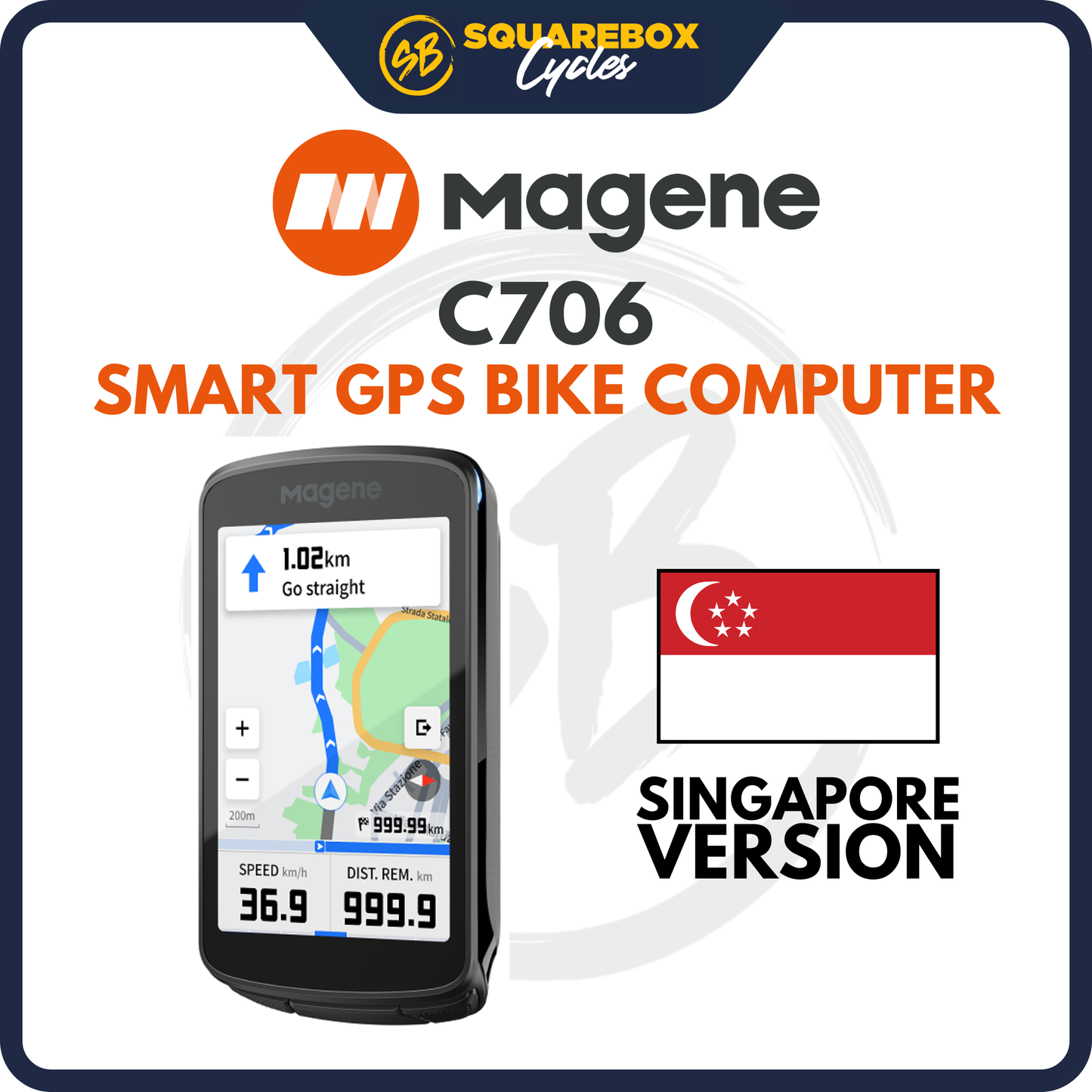 MAGENE C706 Smart GPS Bike Computer