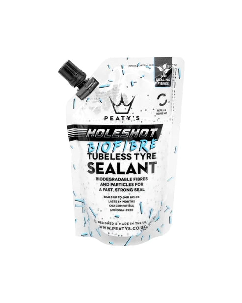 Peaty's Holeshot BioFibre Tubeless Sealant