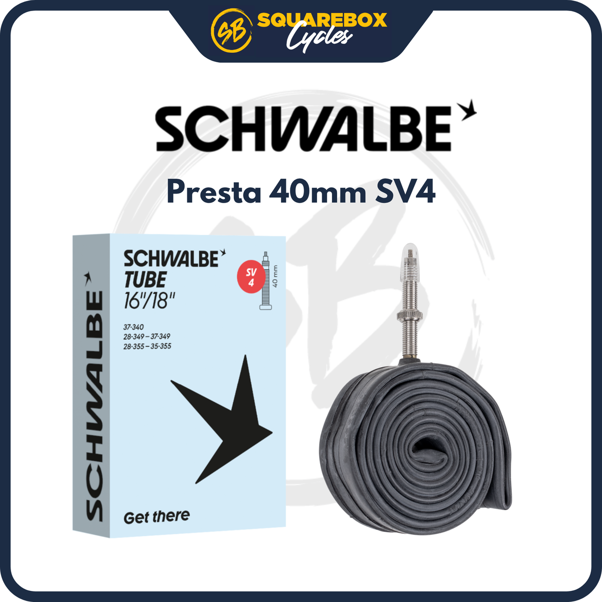 Schwalbe 16"-18" Inner Tube (349/355)