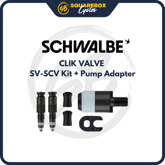Schwalbe Clik Valve Conversion Kit with Pump Head Adapter