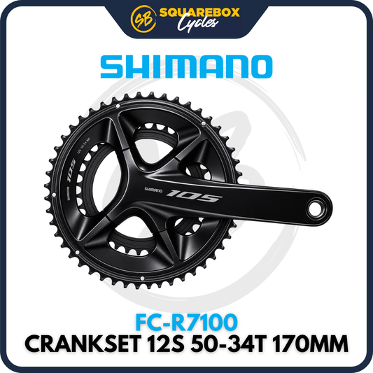 Shimano 105 FC-R7100 Crankset 12s 50-34T 170mm