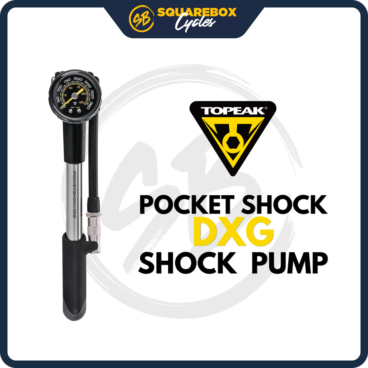 Topeak PocketShock DXG Shock Pump 360PSI