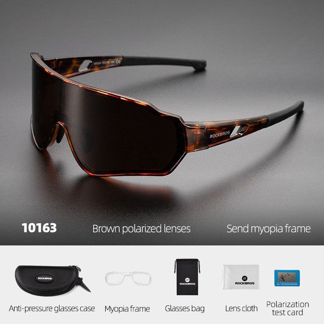 ROCKBROS Cycling Glasses Men Women Photochromic Outdoor Sport Hiking Eyewear Inner Frame Bicycle Glasses -10161