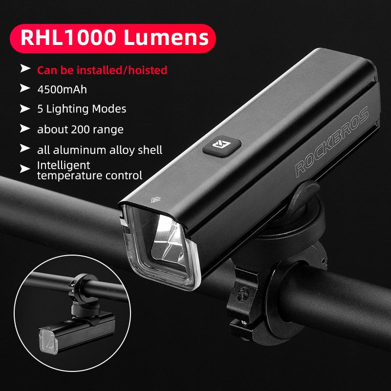 ROCKBROS RHL Bike Light Rechargeable