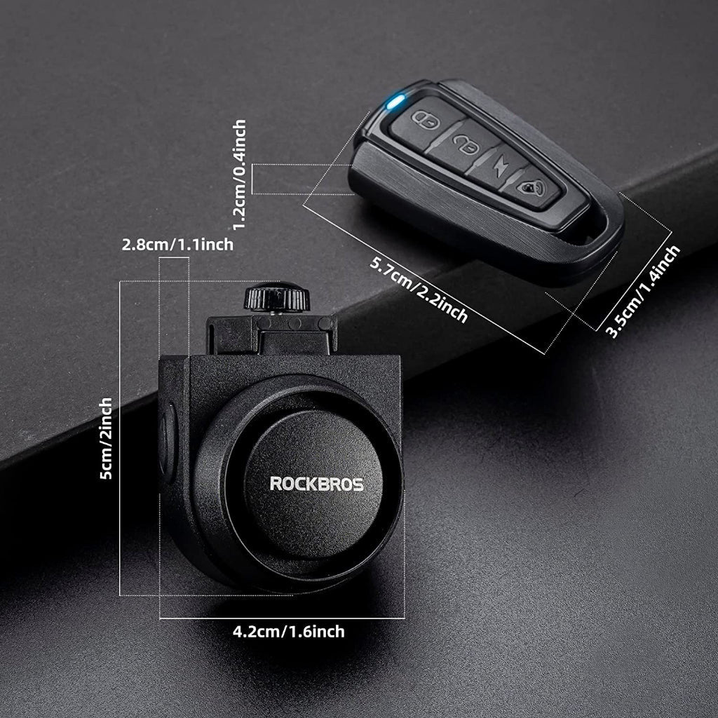 ROCKBROS Bike Alarm 115dB (Remote Control)