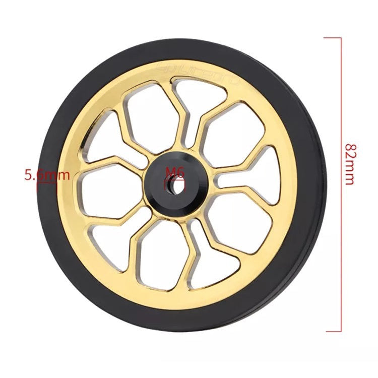 PREMIUM JKLapin 82mm Ezwheel Easy Wheels Easywheel Rollers For Brompton Pikes 3sixty Foldable