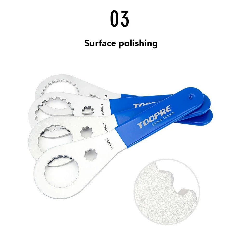 TOOPRE MTB/Road Bike Bottom Bracket wrench BB Bottom Bracket installation and removal tool suitable for SHIMANO/SRAM/IXF