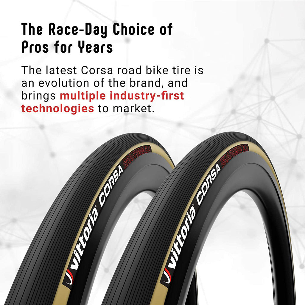 Vittoria Corsa Graphene 2.0 (Black / Tanwall)