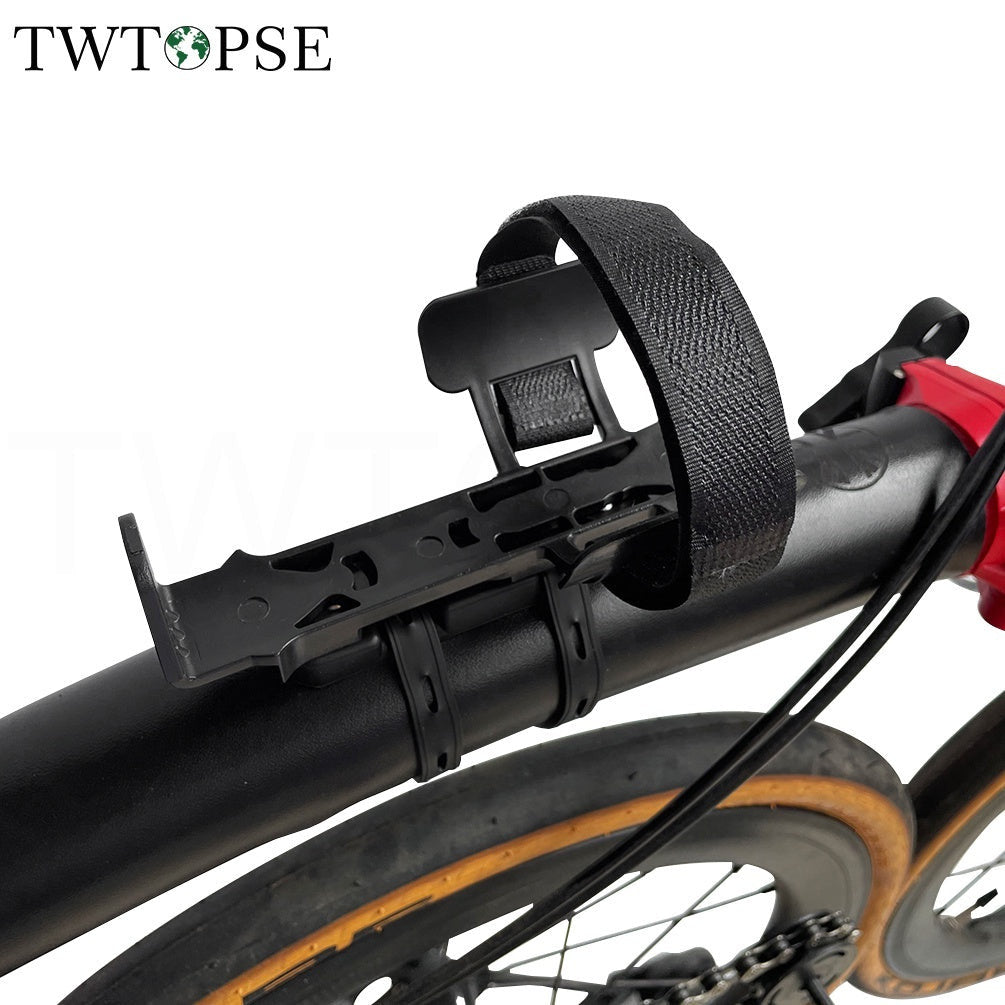 Folding Bicycle Water Bottle Cage Holder For Brompton Birdy Dahon Bike Frame Handle Post stem