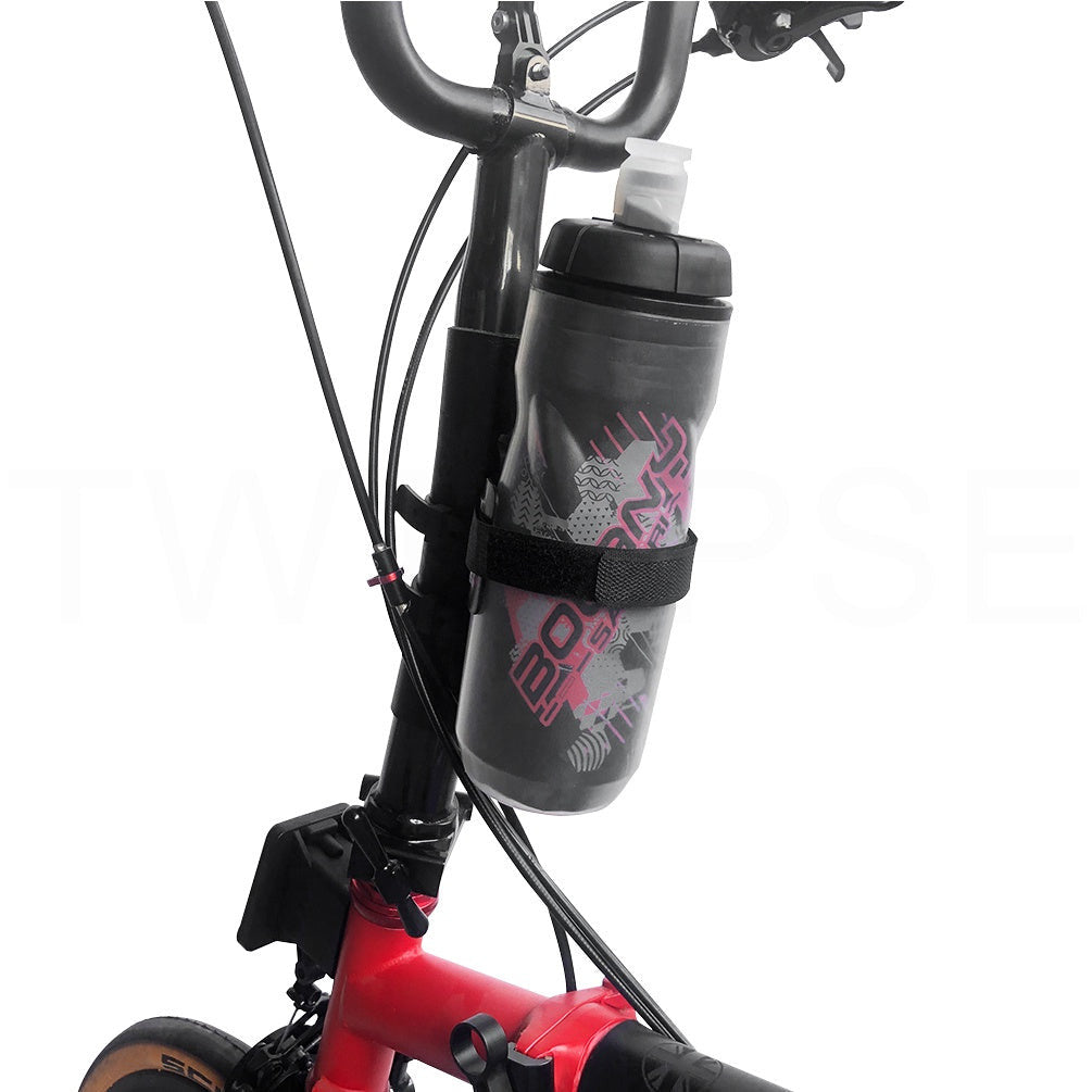 Folding Bicycle Water Bottle Cage Holder For Brompton Birdy Dahon Bike Frame Handle Post stem