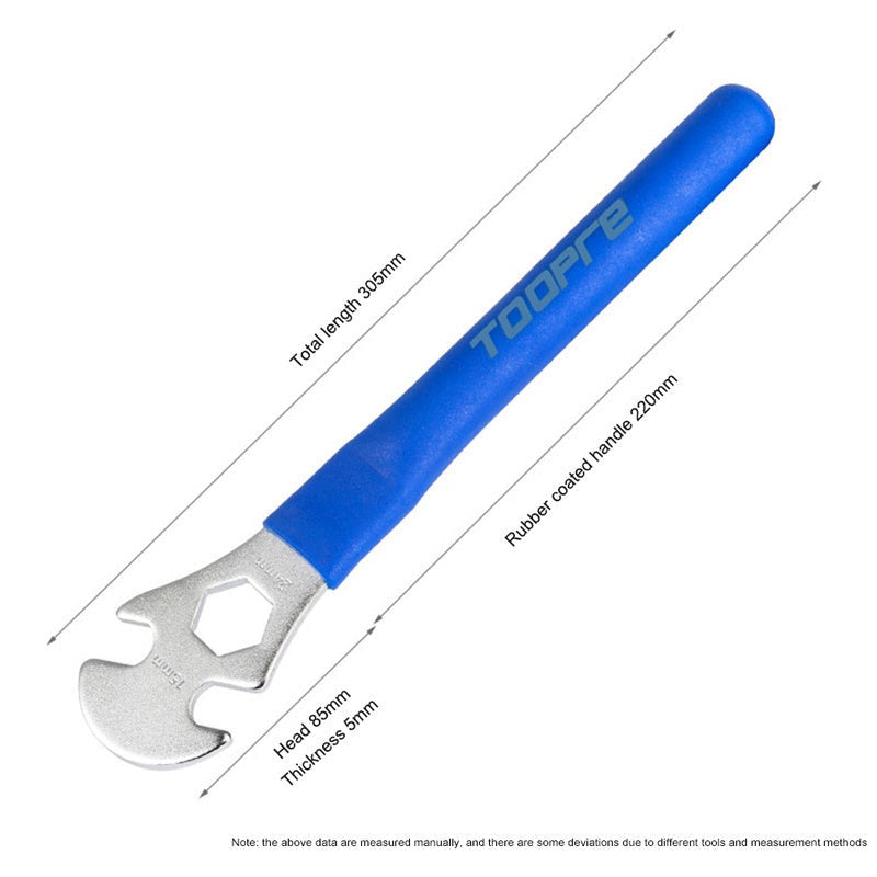 TOOPRE Bicycle Pedal Removal Wrench Anti-Skid Road Mountain Bike Pedals Installation Spanner Outdoor Bike Repair Tool