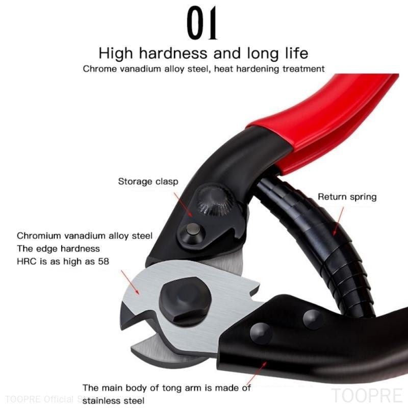 TOOPRE Bicycle Brake Derailleur Cable Cutter MTB Road Bike Shift Inner Nipper Brake Tube Wire Clipping Plier Repair